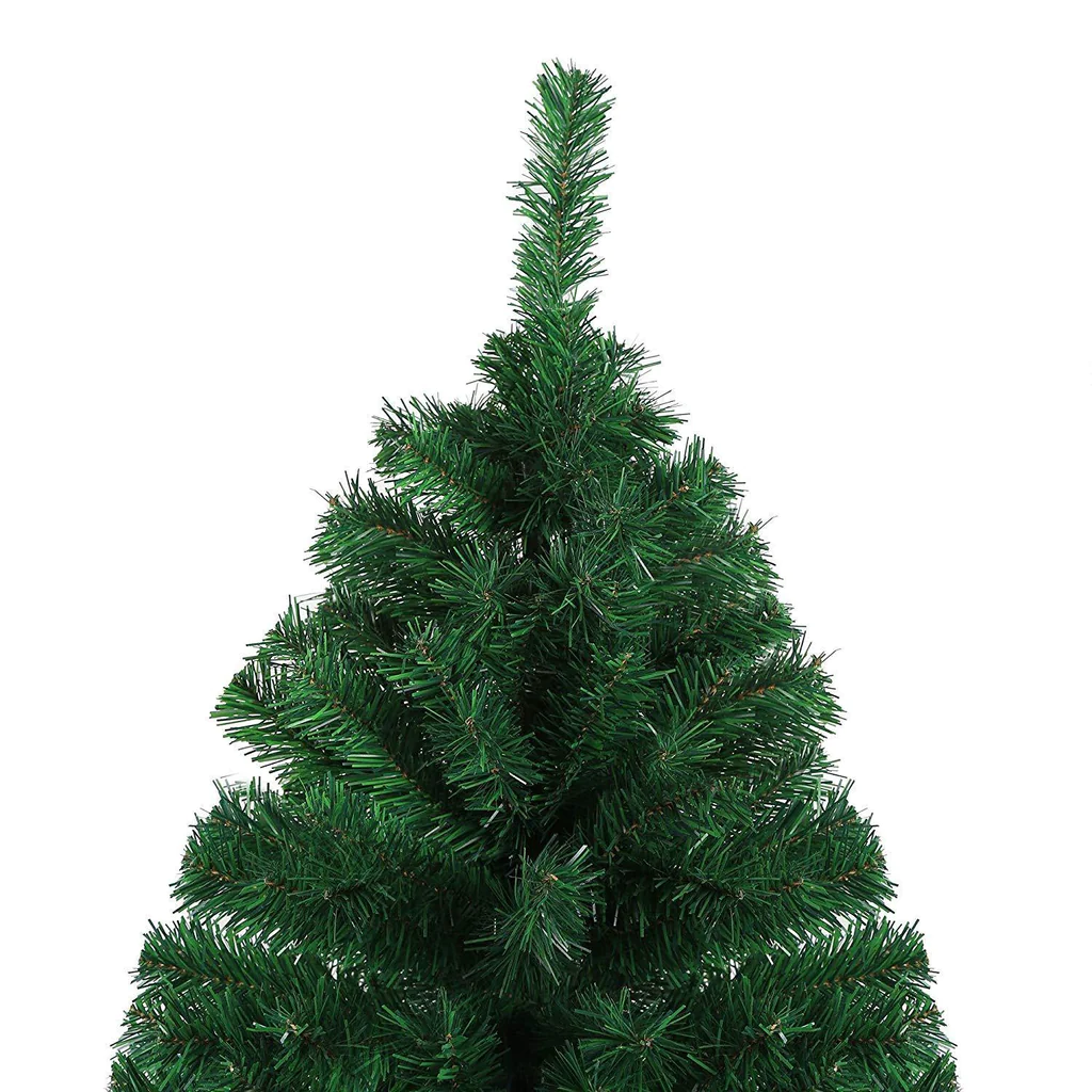 6' Premium Artificial Christmas Tree with 800 Branch Tips, Decorations, Green| karmasfar.us