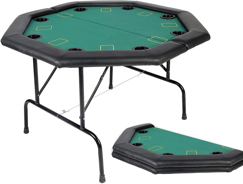 48" Octagon Poker Table Texas Casino Blackjack Table | karmasfar.us
