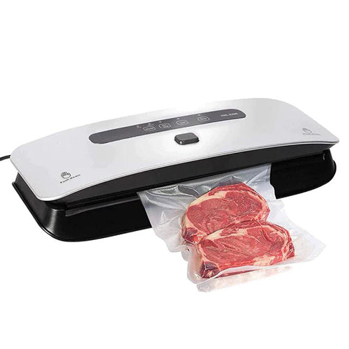 Food Vacuum Sealer Machine Strong Suction Power Dry and Moist Mode Starter Kit for Food Preservation and Sous Vide