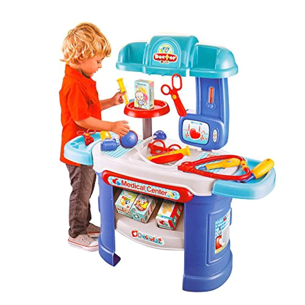 Children Pretend Medical Toy Doctor Kit Dentist Playset