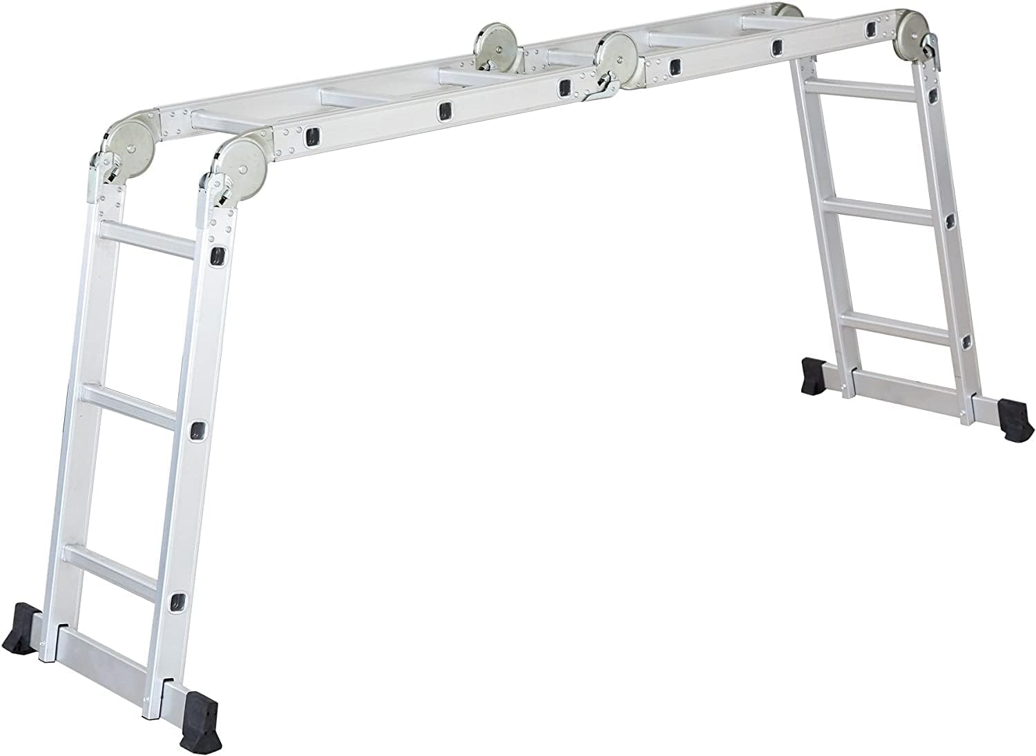 11.5ft Multi Purpose Extension Aluminum Folding Step Ladder