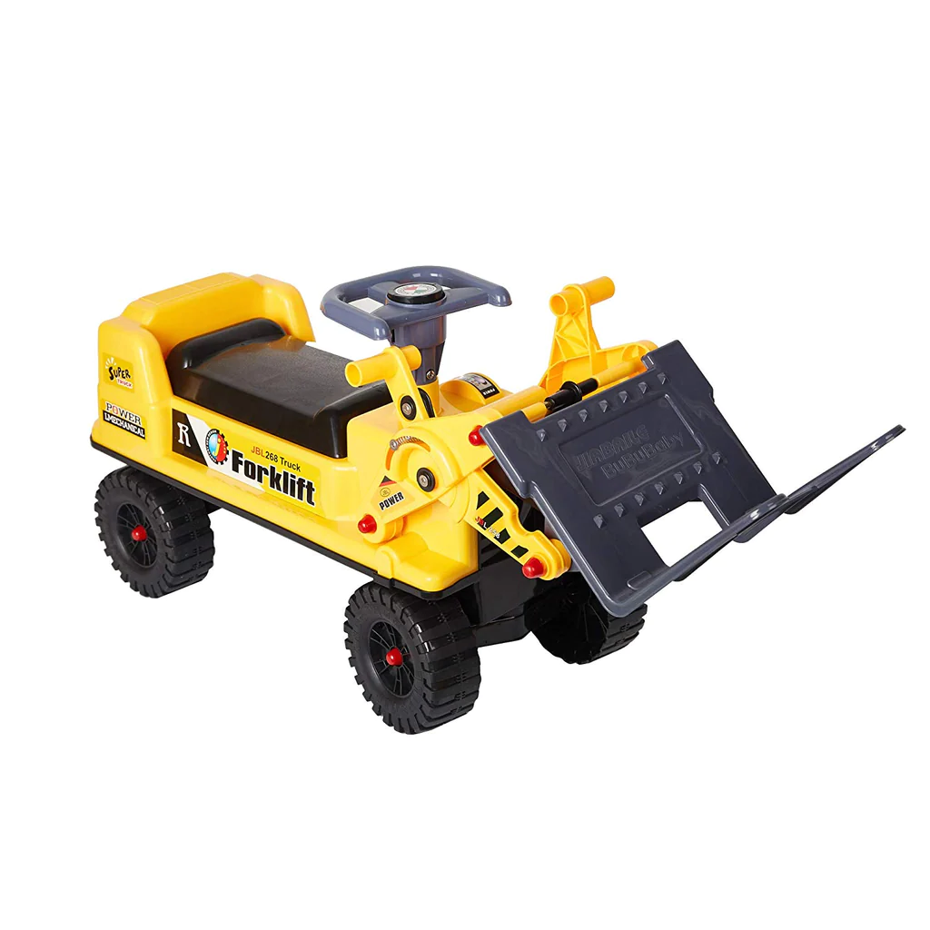 Ride-on Forklift Construction Truck Toy for Children