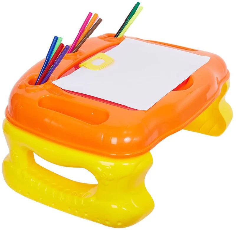 Educational Learning Desk Drawing Board with Magnetic Letters