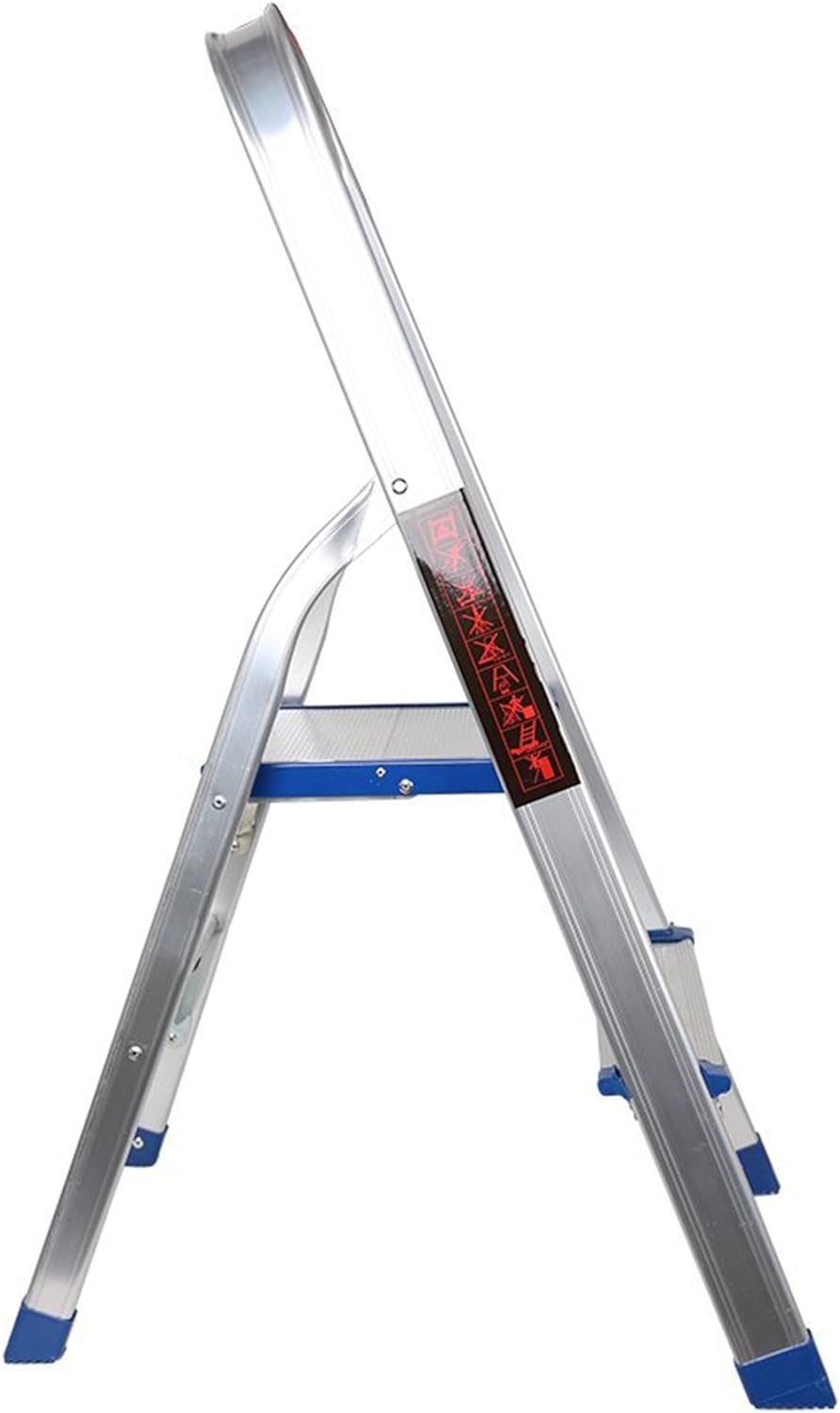 Aluminum Folding Step Stool 2 Step Ladder 250 lbs Capacity