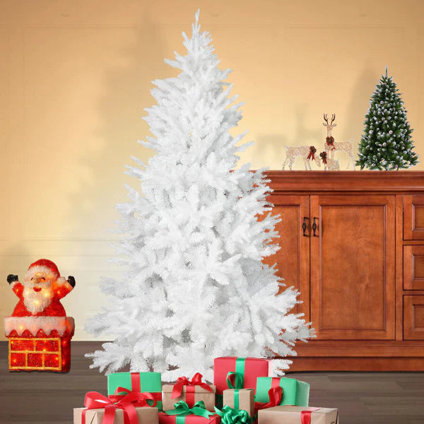 6.9' Artificial Christmas Tree with 1150 Branch Tips, White