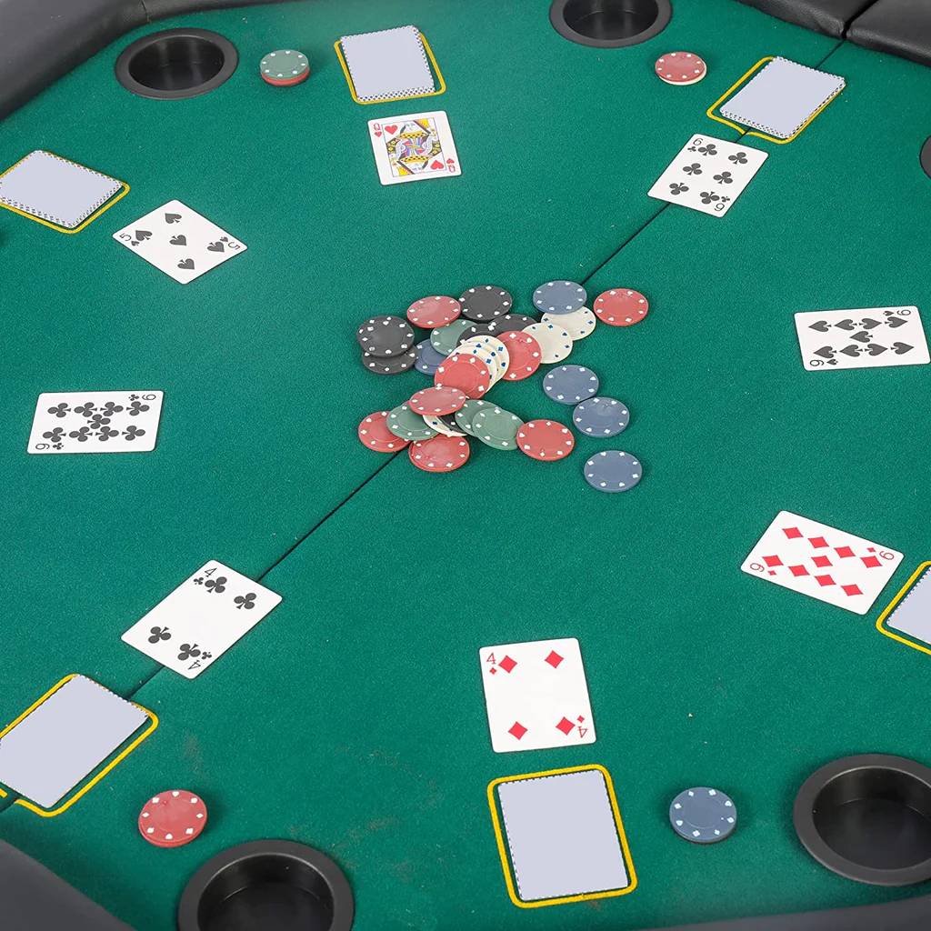 48" Octagon Poker Table Texas Casino Blackjack Table | karmasfar.us
