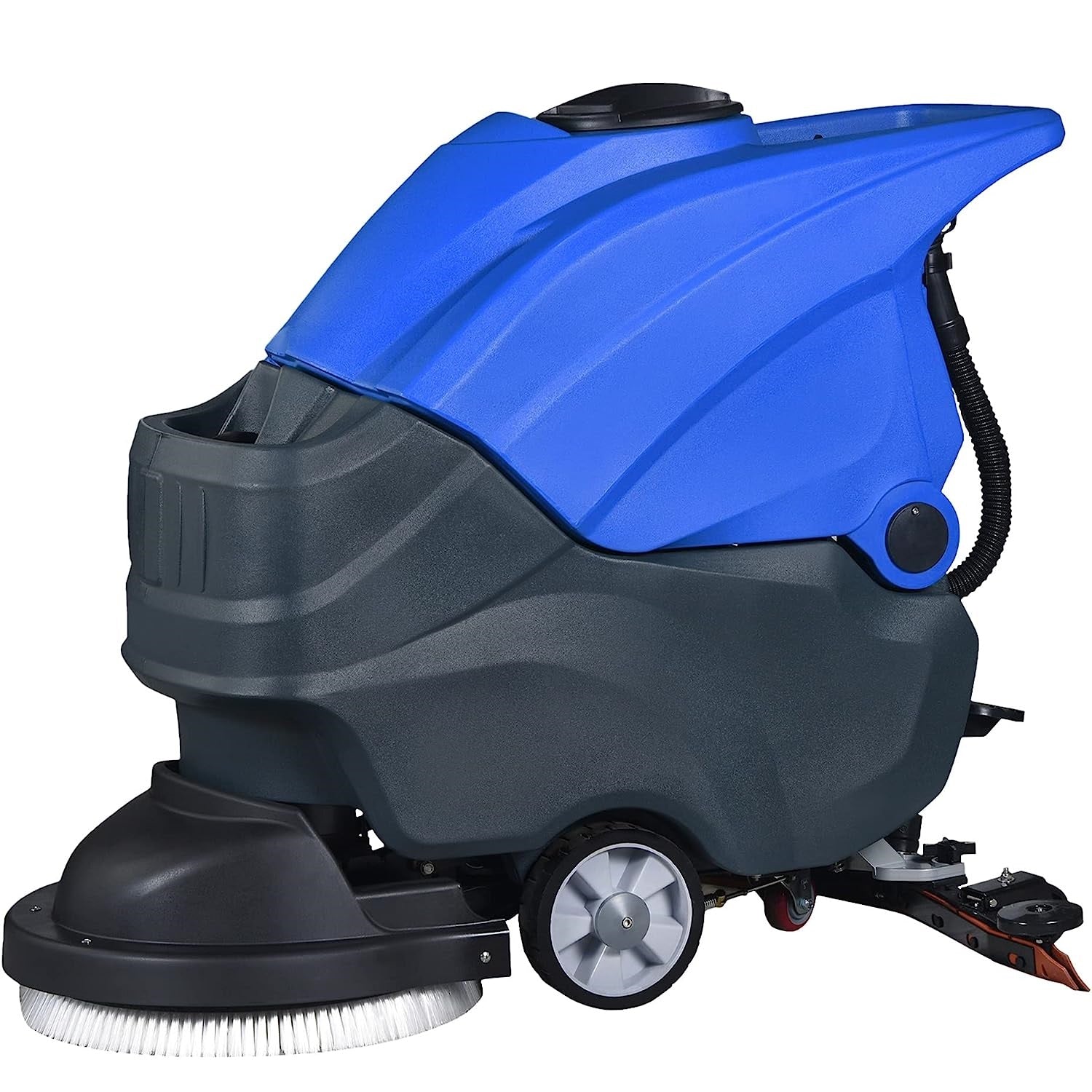 Floor Scrubber Machine with Adjustable Handle - 20.8 Inches (530mm) Cleaning Path with High Cleaning Efficiency