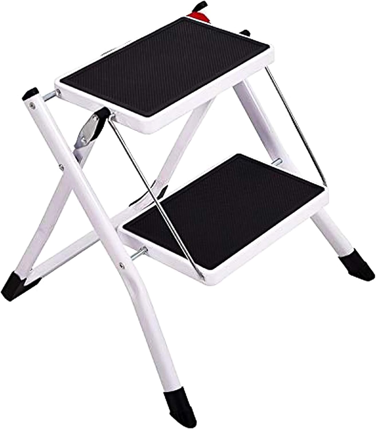 2 Step Stool Mini 2 Step Ladders with Handle Anti-Slip Wide Pedal 330 lbs Capacity