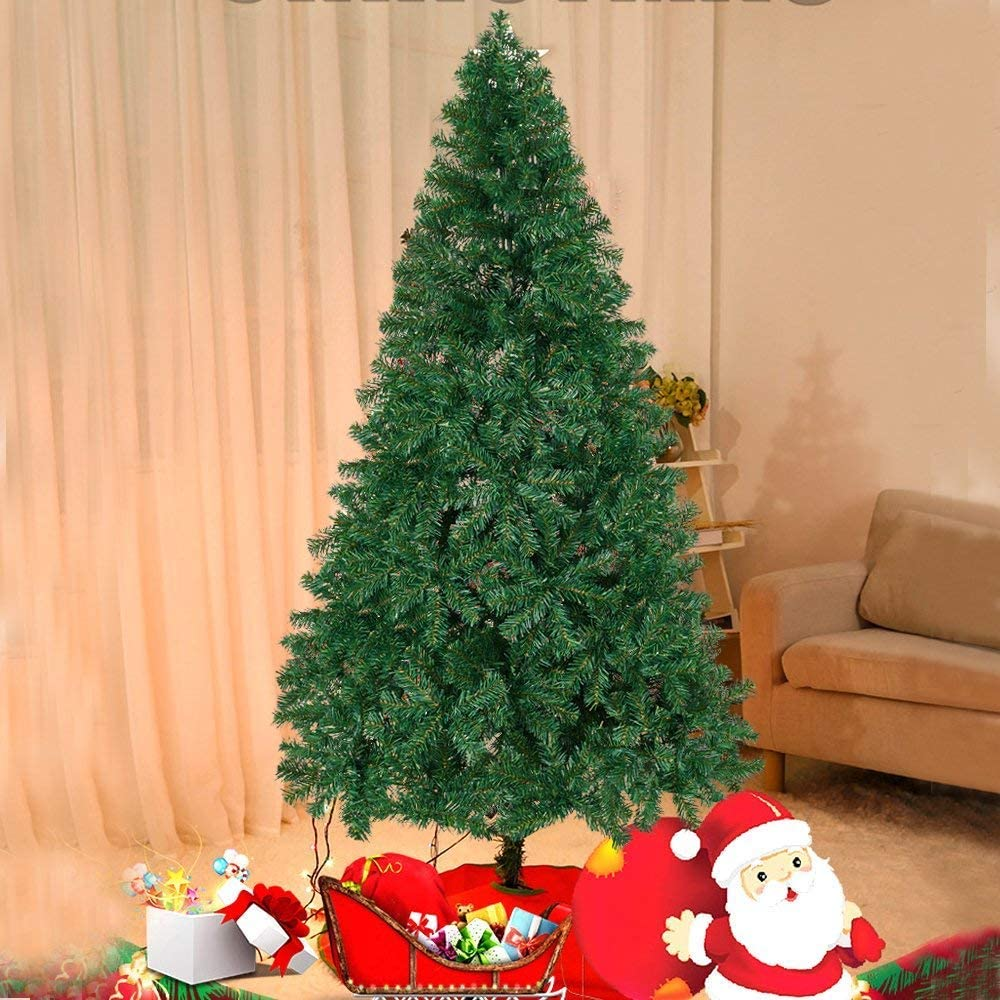 10' Premium Artificial Christmas Tree with 2150 Branch Tips, Green