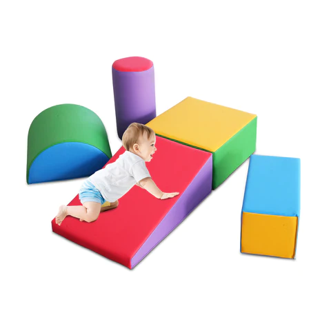 Toddler Climbing Toys 1-3, Toddler Climbing Toys Indoor Play Set, Safe Soft Foam Climbing Blocks