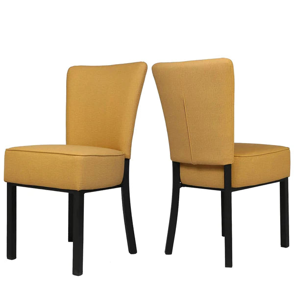 2 Set of Upholstered Dining Chairs PU Leather Dining Room Side Chairs | karmasfar.us