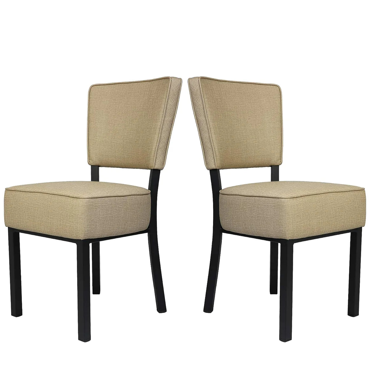 2 Set of  Leather Side Chairs Kitchen Dining Chairs with Upholstered and Backrest, Multiple colors