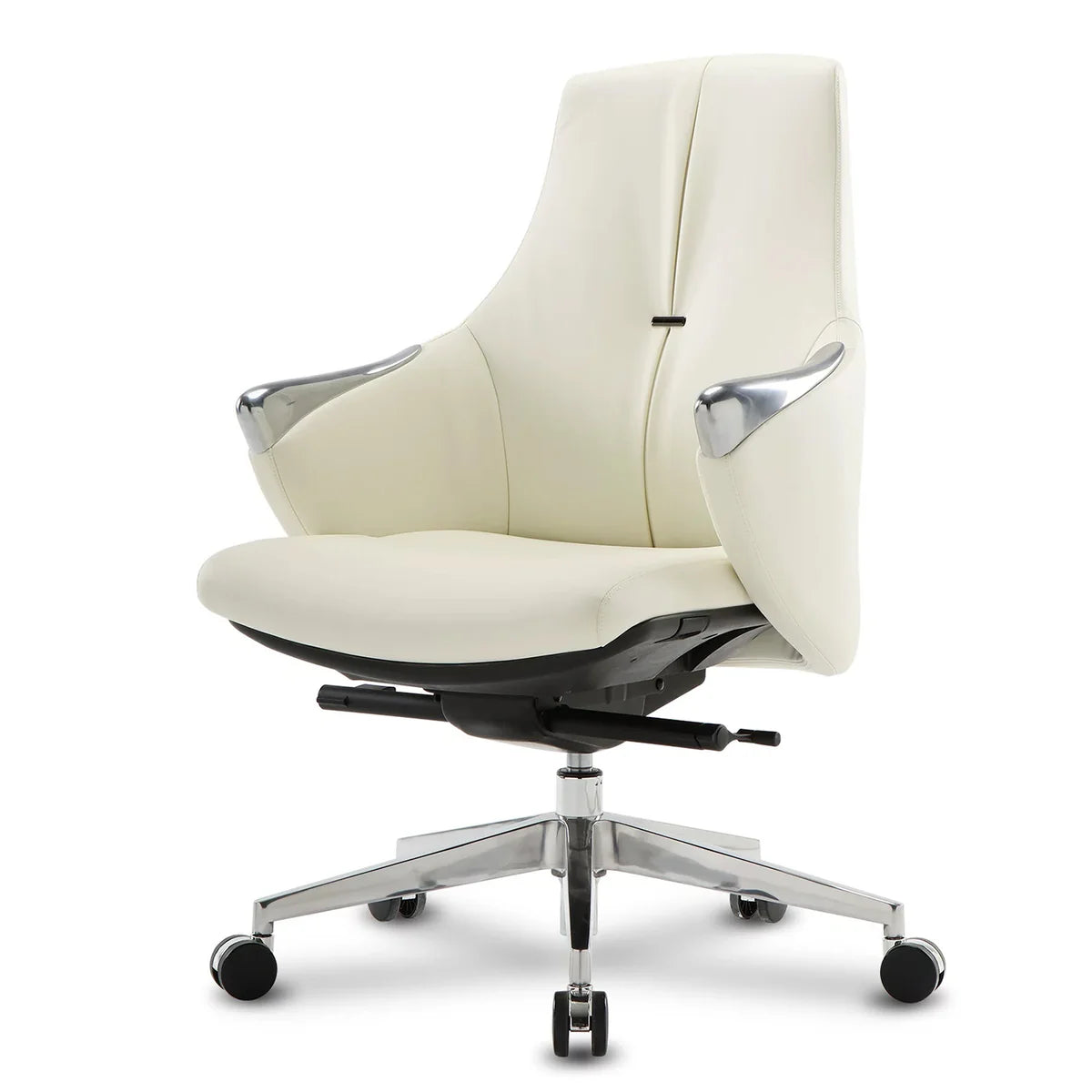 Executive Ergonomic Leather Office Chairs with Tilt and Height Adjustable