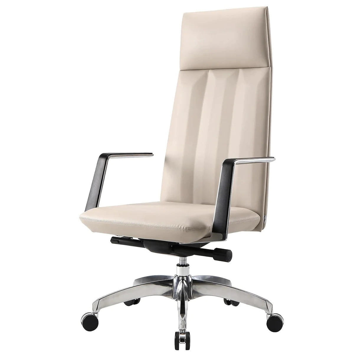 Office Chair Ergonomic Leather Chairs with Headrest for Home Office，High Back ，360 Degree Swivel | karmasfar.us