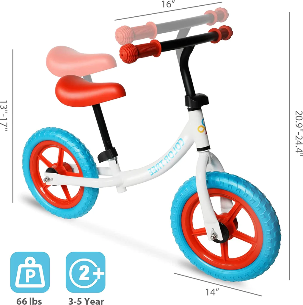 No Pedal Sport Kids Balance Bike Toddler Training Bicycle