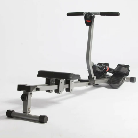 Hydraulic Rowing Machine Full Body Stamina Exercise Power with 12 Levels Adjustable Resistance | karmasfar.us