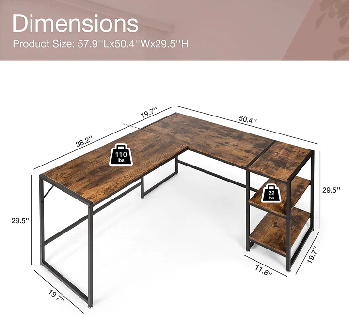Versatile L-Shaped Desk: Perfect for Home Offices | karmasfar.us