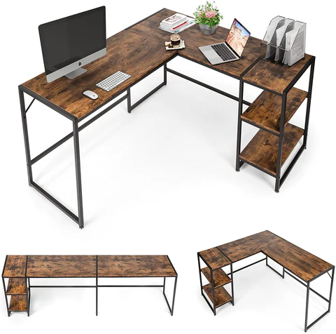 Versatile L-Shaped Desk: Perfect for Home Offices | karmasfar.us