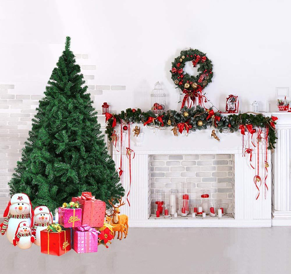 6' Premium Artificial Christmas Tree with 800 Branch Tips, Decorations, Green| karmasfar.us