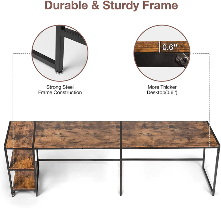 Versatile L-Shaped Desk: Perfect for Home Offices