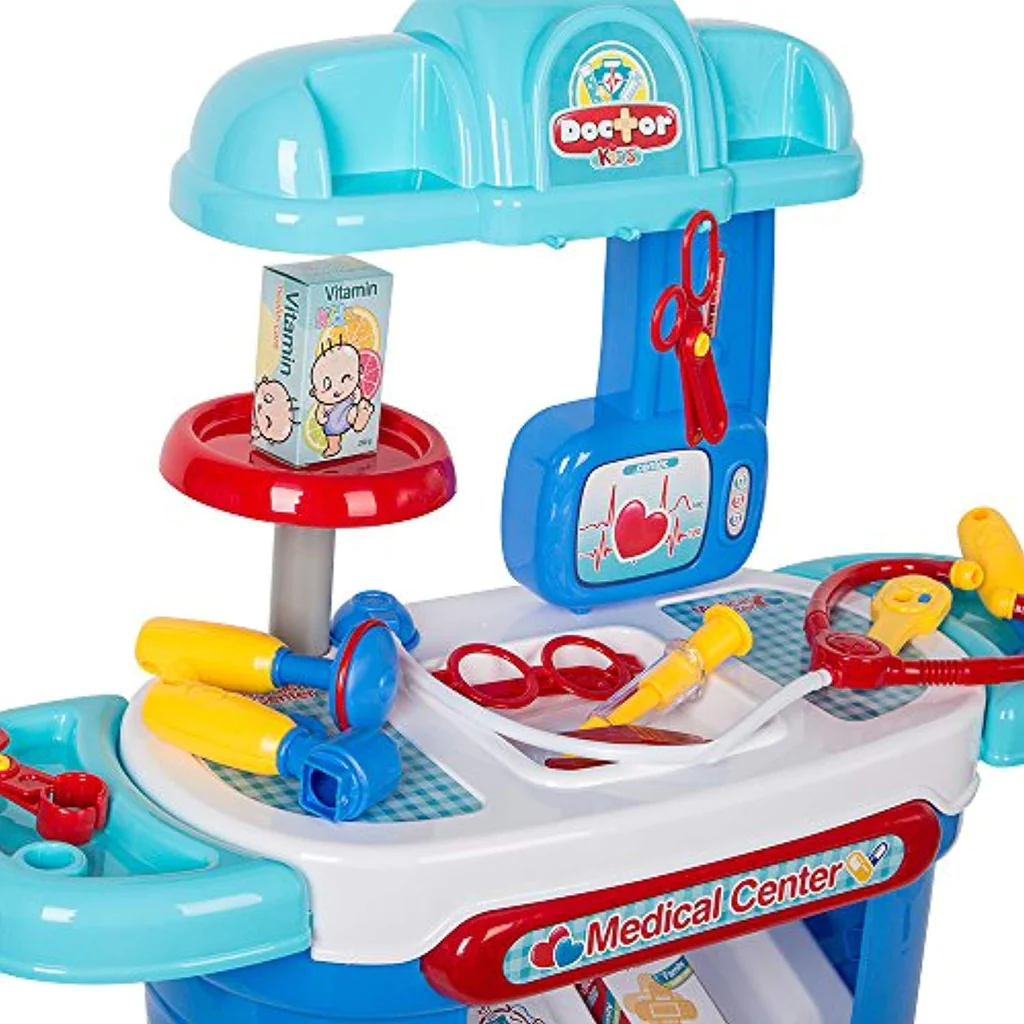 Children Pretend Medical Toy Doctor Kit Dentist Playset