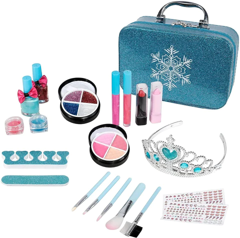 Kids Washable 21 Pcs Makeup Toy Set Girls Toys, 21 Pcs Makeup Toy Set