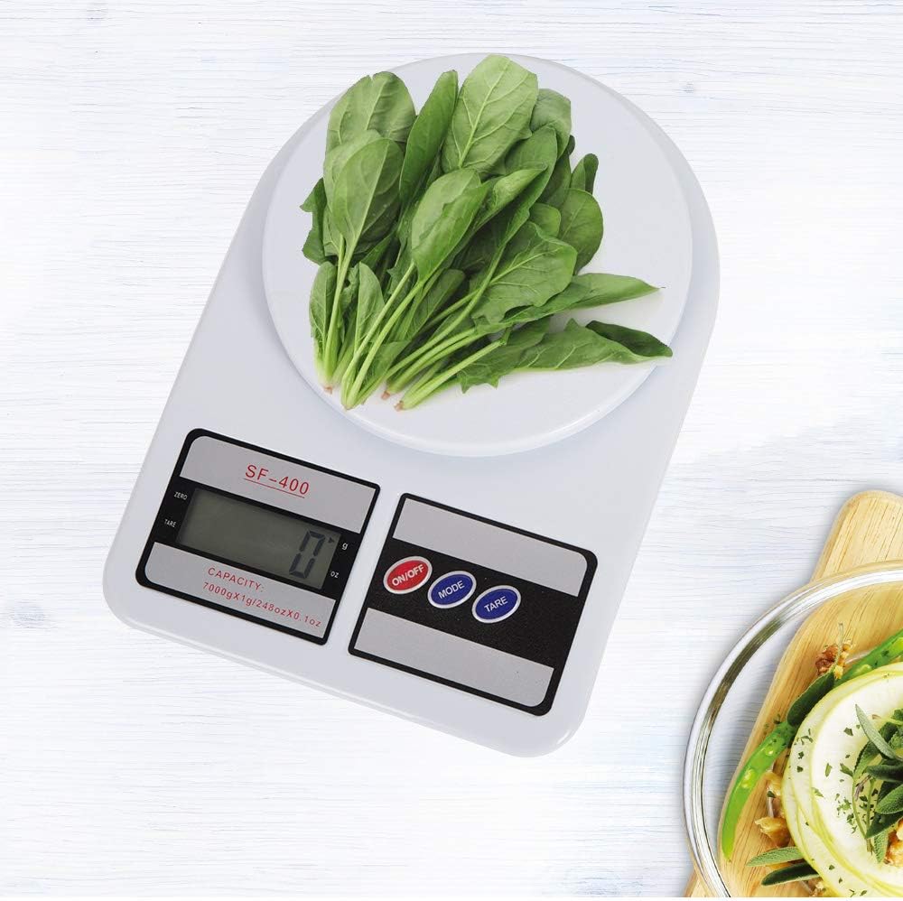 7000g/1g Digital Food Kitchen Scale Pocket Scale with LCD Display for Backing and Cooking