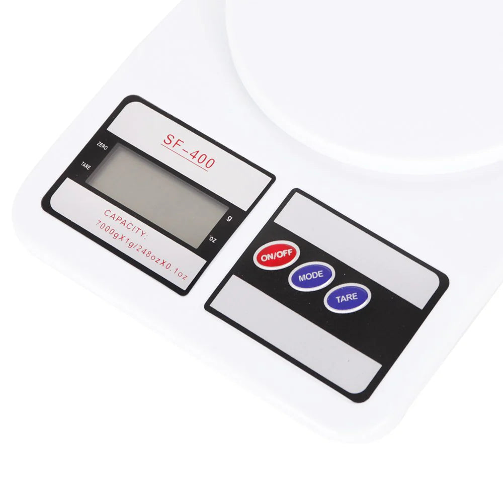 7000g/1g Digital Food Kitchen Scale Pocket Scale with LCD Display for Backing and Cooking