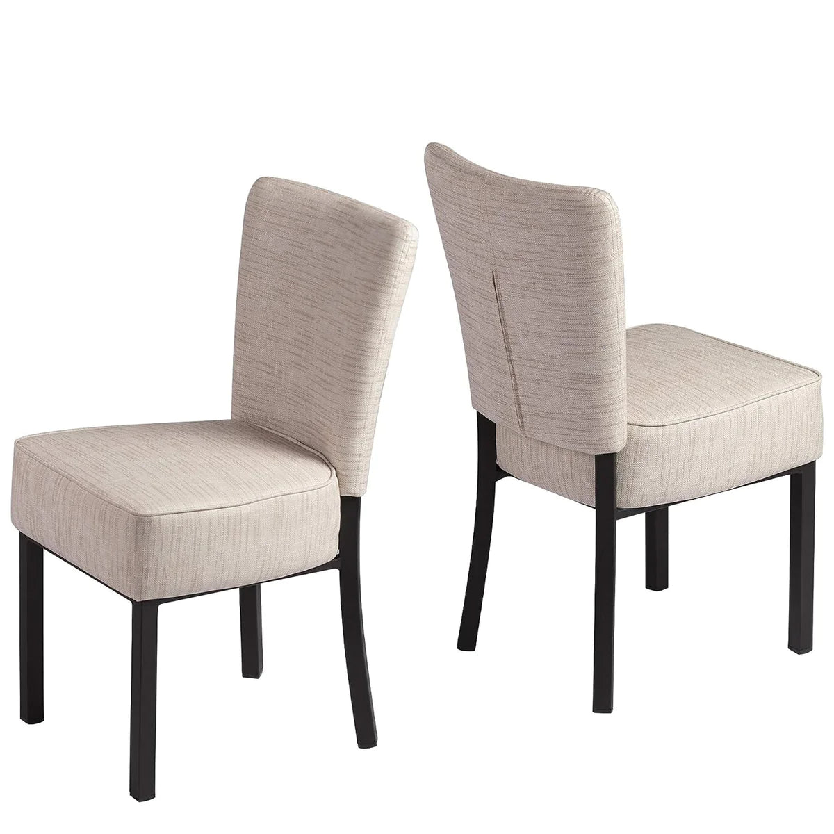 2 Set of Upholstered Chairs PU Leather Modern Dining Room Chairs, Soft, Multiple colors