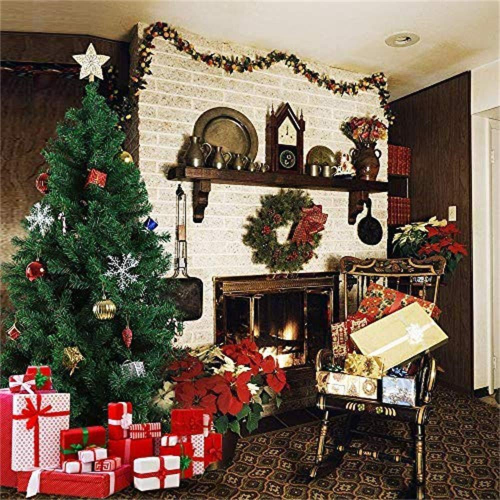 8' Premium Artificial Christmas Tree with 1500 Branch Tips, Decorations, Green