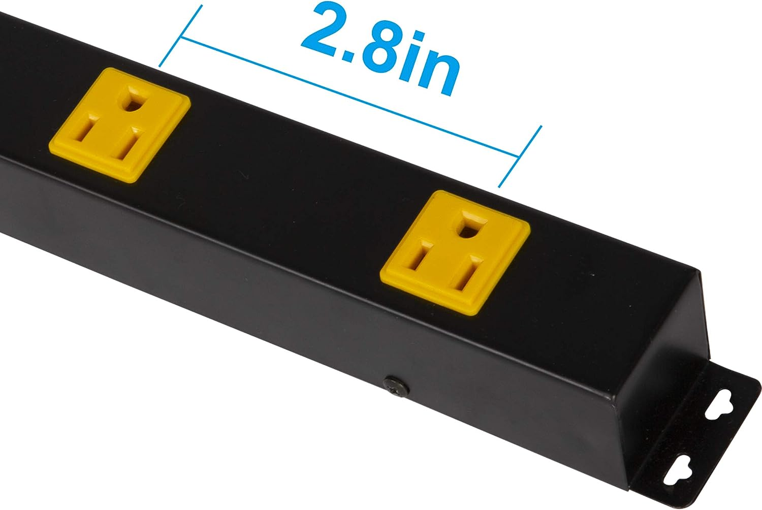Surge Protector Power Strip with Outlets Ports 6-Foot Cord for Home, Office -Black (1, 10outlets)