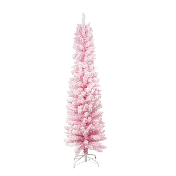 5’ Artificial Christmas Tree with 250 Branch Tips, Pink