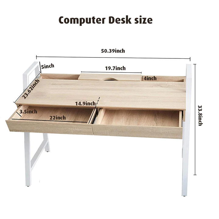 Wood Computer Desk Computer Table Writing Desk