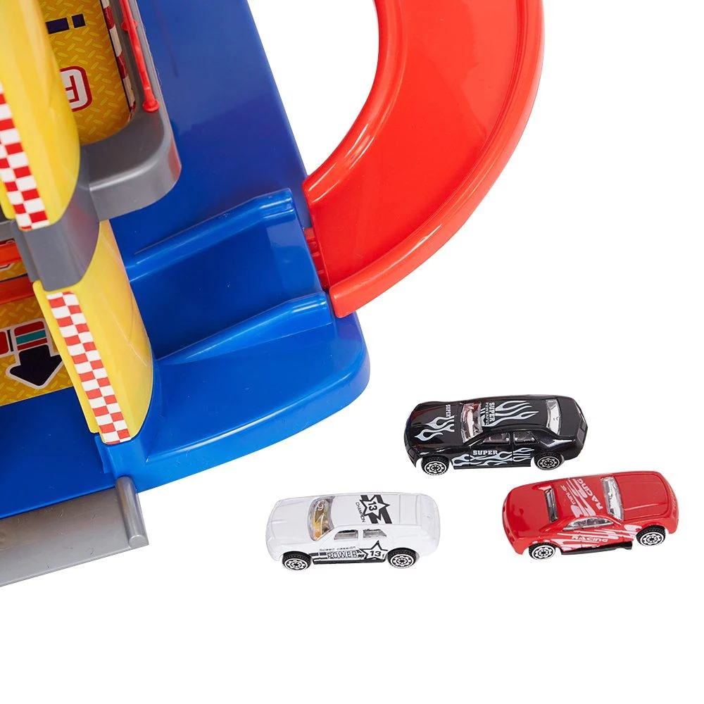 Parking Garage Playset for Toddler Car Garage for Boys