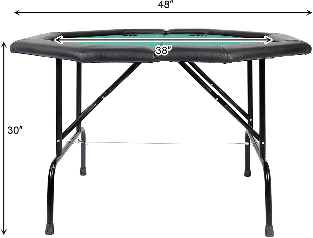 48" Octagon Poker Table Texas Casino Blackjack Table | karmasfar.us
