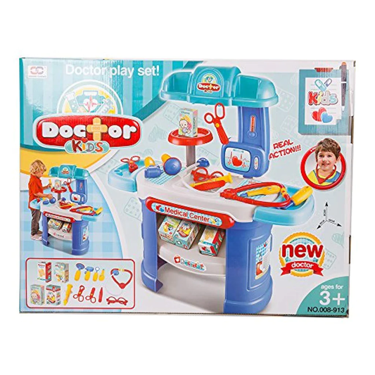 Children Pretend Medical Toy Doctor Kit Dentist Playset