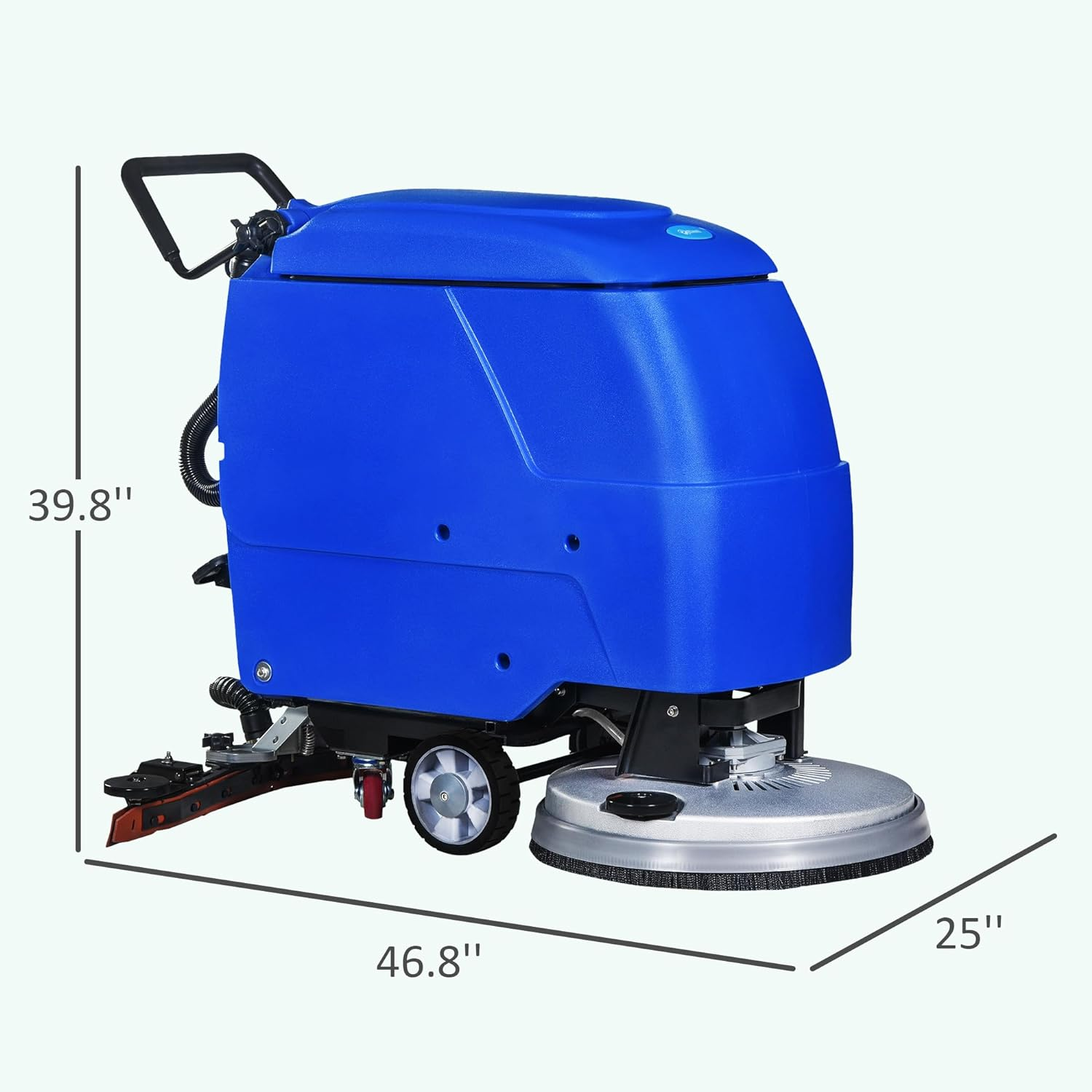 Floor Scrubber with Adjustable Handle with 20.8  Cleaning Path and 2 x 100amh Batteries for Efficient Cleaning