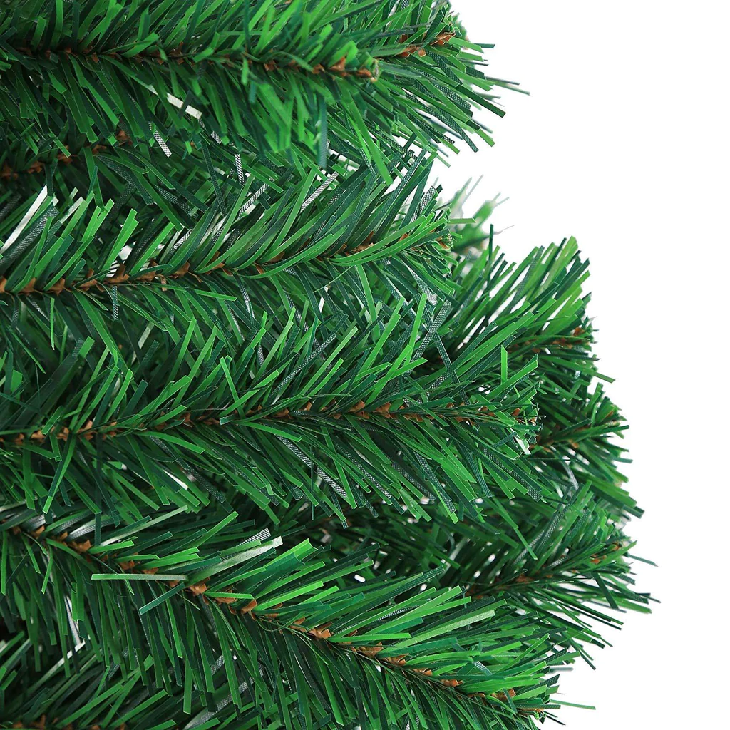 6' Premium Artificial Christmas Tree with 800 Branch Tips, Decorations, Green| karmasfar.us