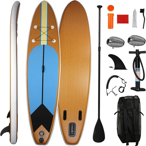 Inflatable Paddle Boards with Surf Board Accessories & Carry Bag