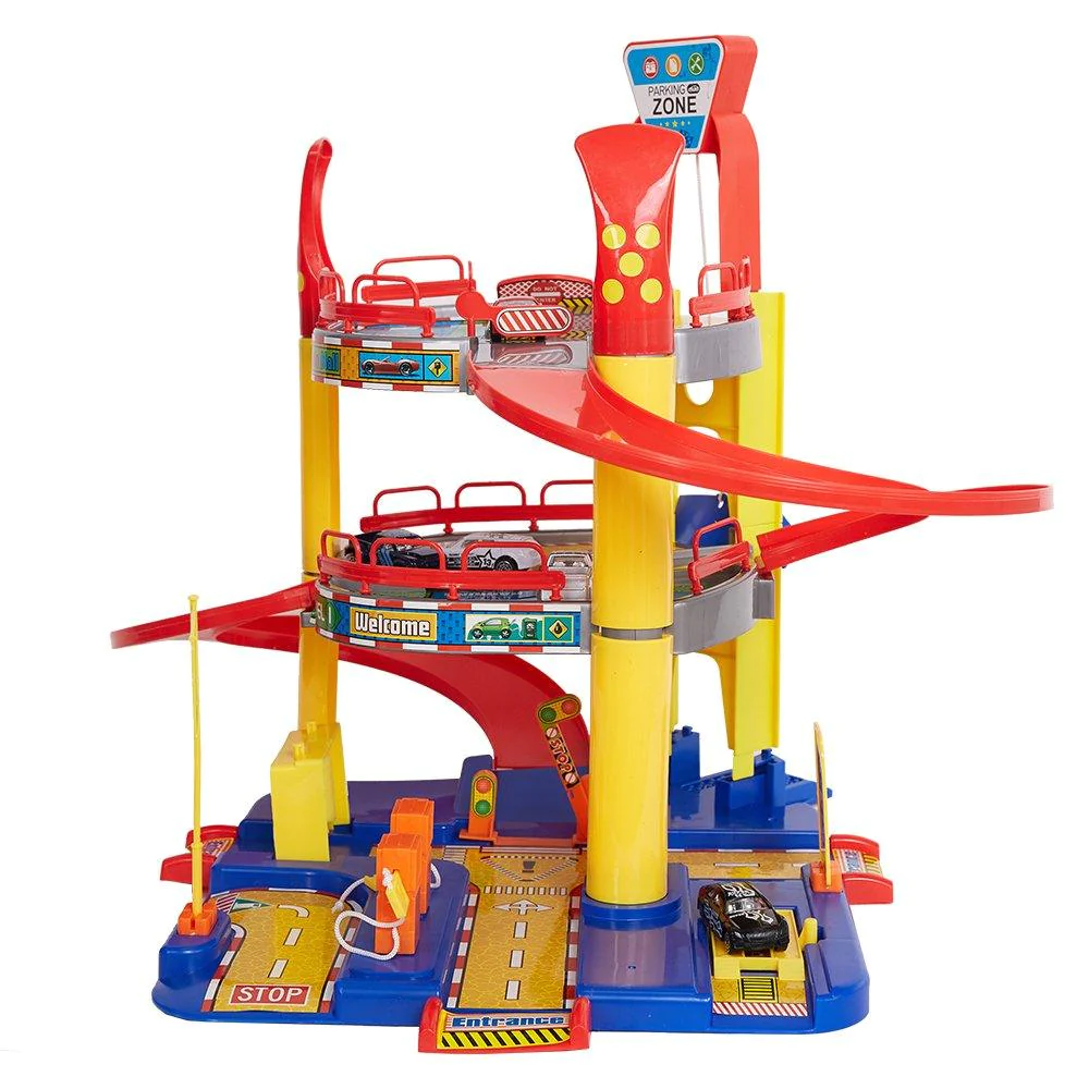 Parking Garage Playset for Toddler Car Garage for Boys