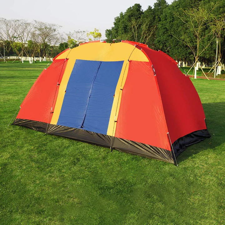 Outdoor Waterproof 8-Person Foldable Camping Tent w/ Carry Bag, Red | karmasfar.us