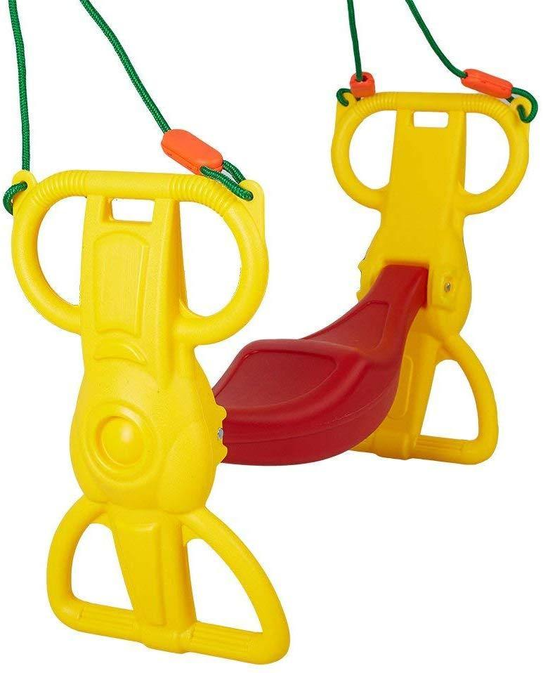 Multi-Child Swing Set Back to Back Rider Glider | karmasfar.com