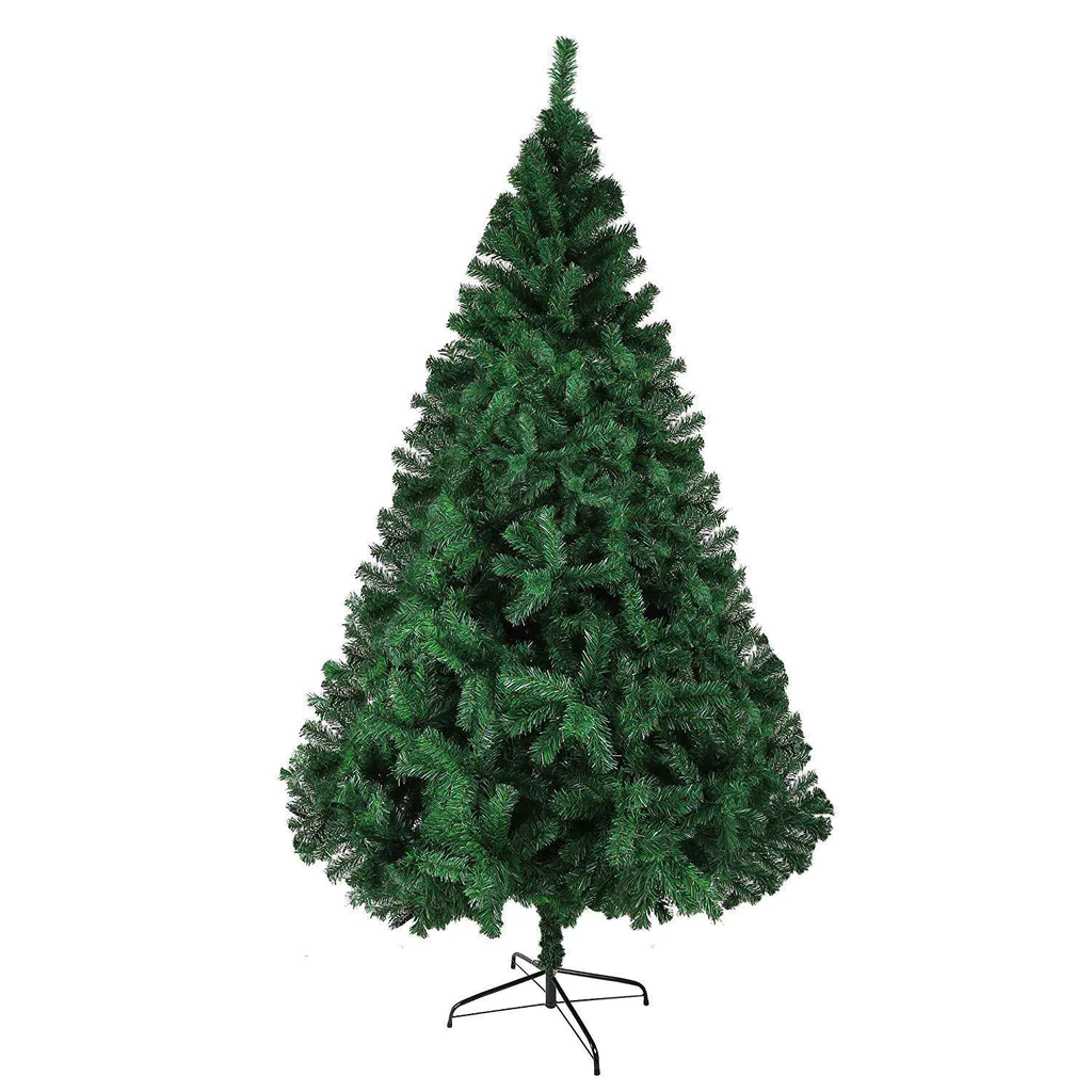 8' Premium Artificial Christmas Tree with 1500 Branch Tips, Decorations, Green