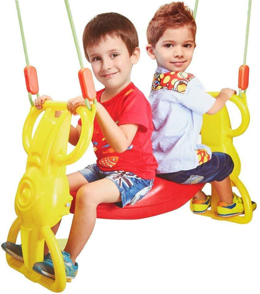 Multi-Child Swing Set Back to Back Rider Glider | karmasfar.com