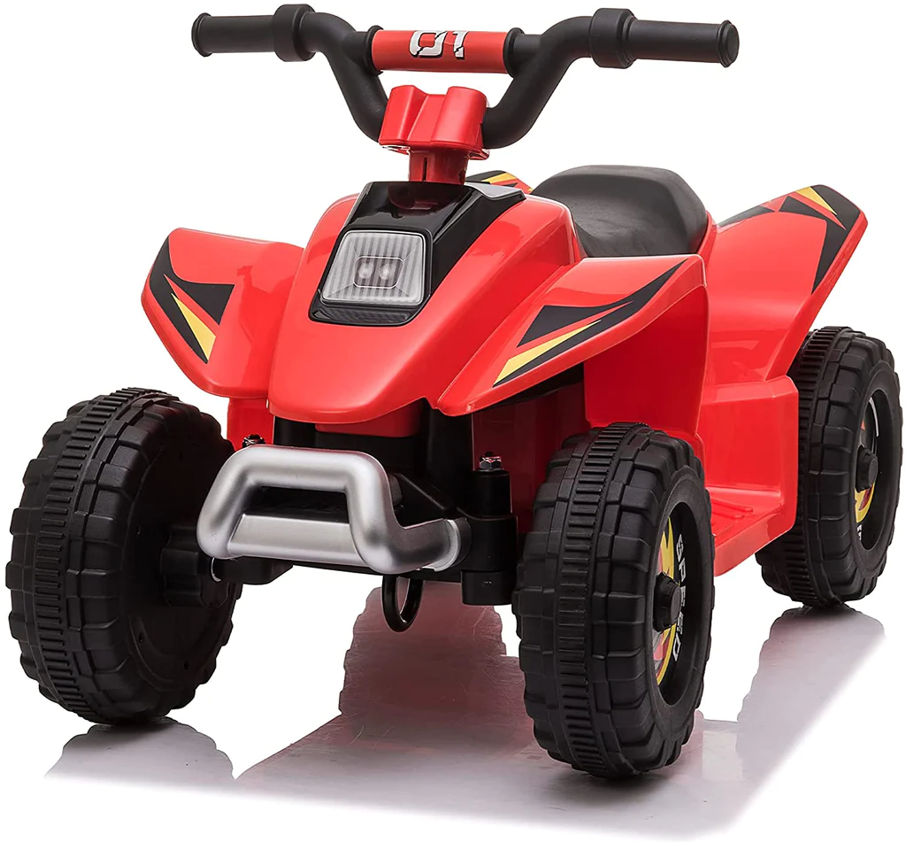 6V Battery Powered Kids Electric Ride on ATV, Motorized Ride On Mini Vehicle Car