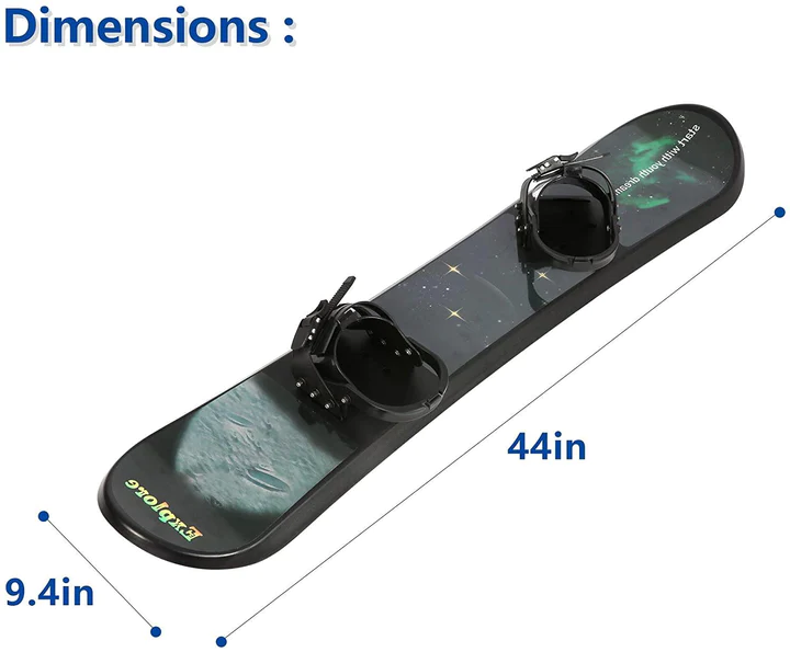 Snowboard for Kids Beginners - Adjustable Step-in Bindings Winter Sport Ski Snow Board