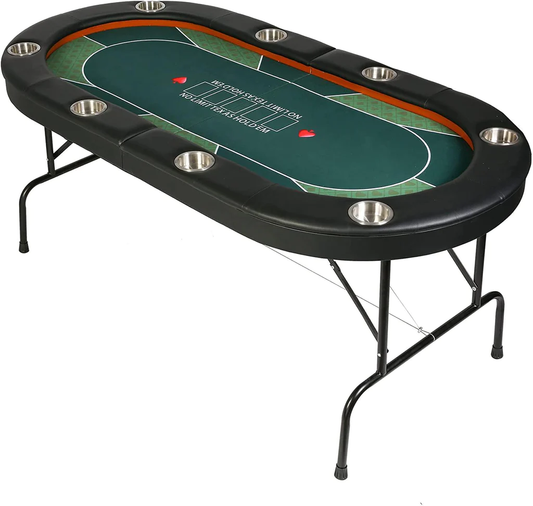 8 Players Foldable Texas Holdem Poker Table