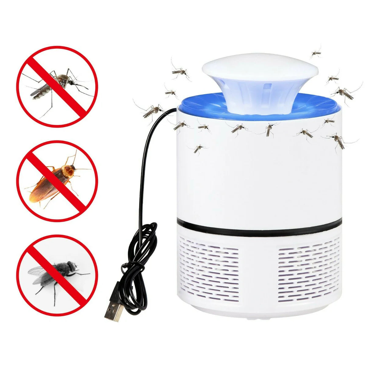 Indoor Mosquito Killer Lamp, LED Light, USB